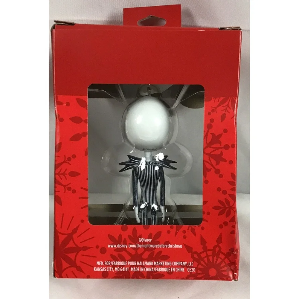 Hallmark 2020 Nightmare Before Christmas Jack Skellington Ornament Red Box
